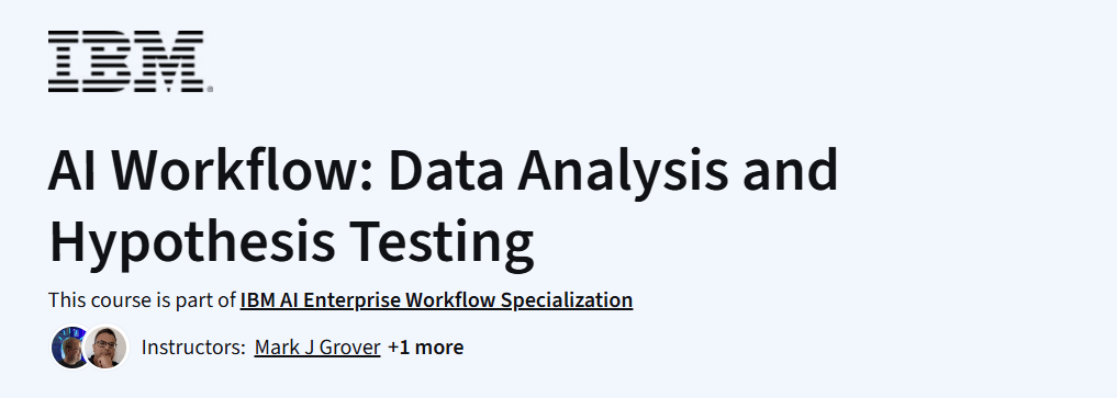 AI Workflow: Data Analysis and Hypothesis Testing