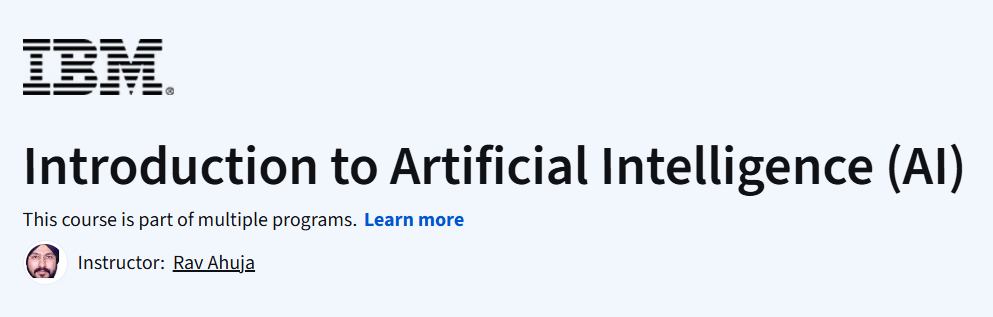 Introduction to Artificial Intelligence (AI)