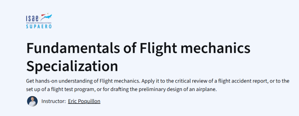 Fundamentals of Flight mechanics Specialization