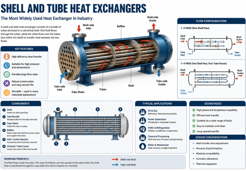 Shell and Tube Heat Exchangers