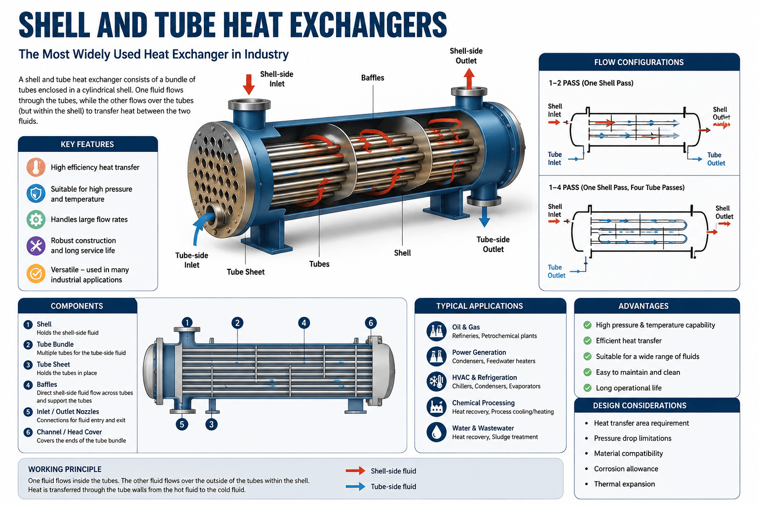 Shell and Tube Heat Exchangers
