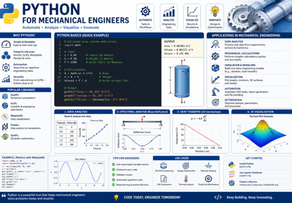 Python for Mechanical Engineers