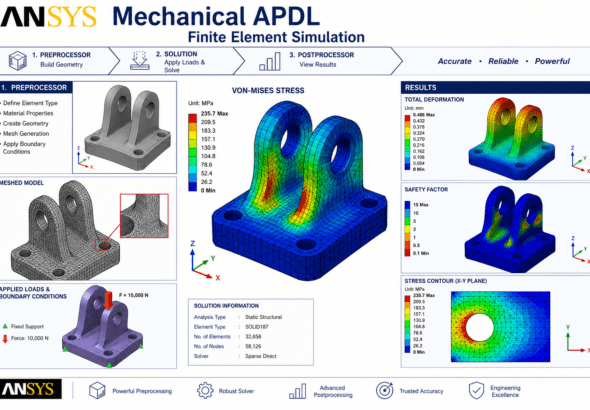 ANSYS Mechanical APDL finite element simulation