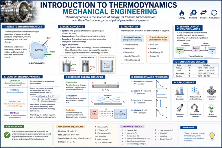 introduction to thermodynamics mechanical engineering