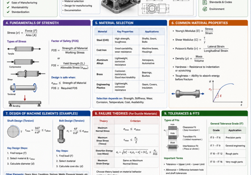 basics of mechanical design engineering