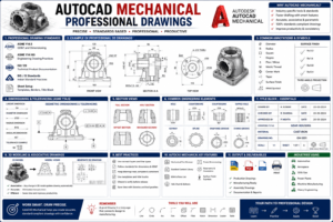 AutoCAD Mechanical professional drawings
