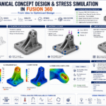 mechanical concept design stress simulation Fusion 360