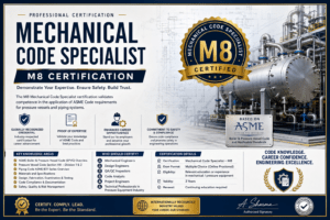 Mechanical Code Specialist M8 certification