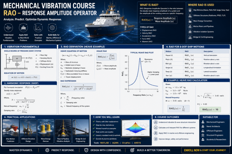 mechanical vibration course RAO