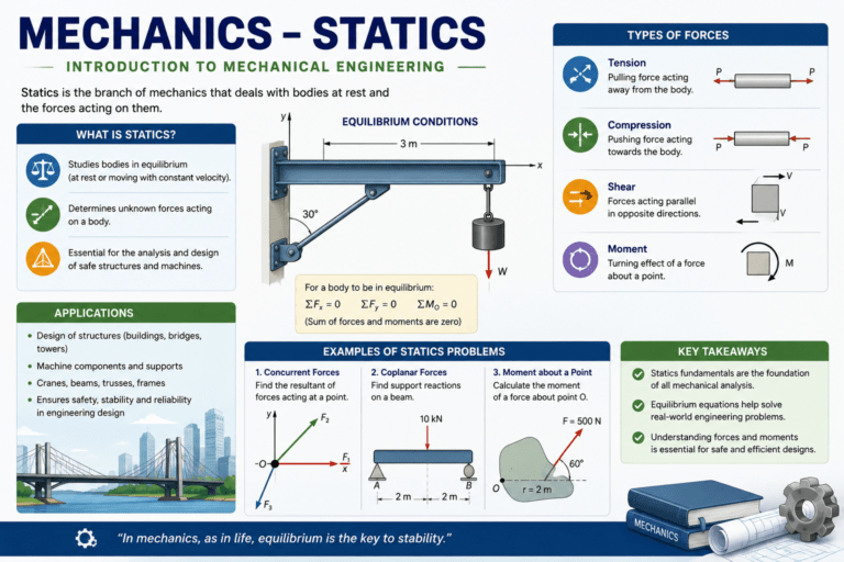 mechanics statics introduction mechanical engineering