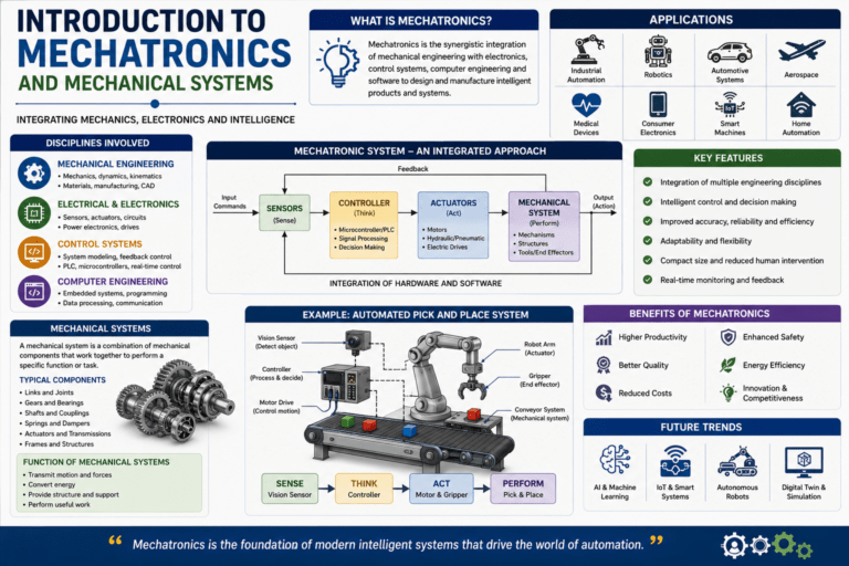 Introduction to mechatronics and mechanical systems