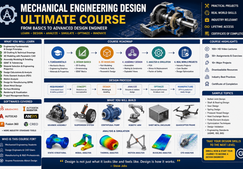 mechanical engineering design ultimate course
