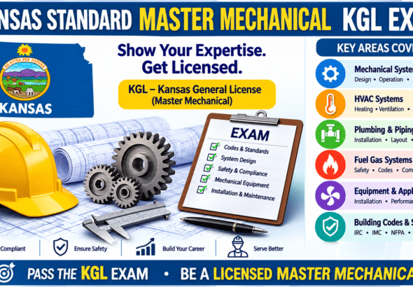 Kansas Standard Master Mechanical KGL exam