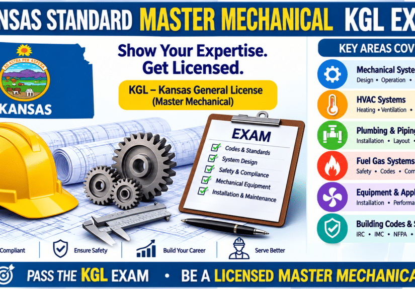 Kansas Standard Master Mechanical KGL exam