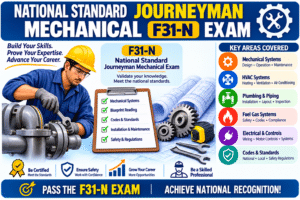 National Standard Journeyman Mechanical F31-N exam