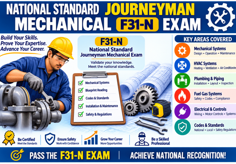 National Standard Journeyman Mechanical F31-N exam