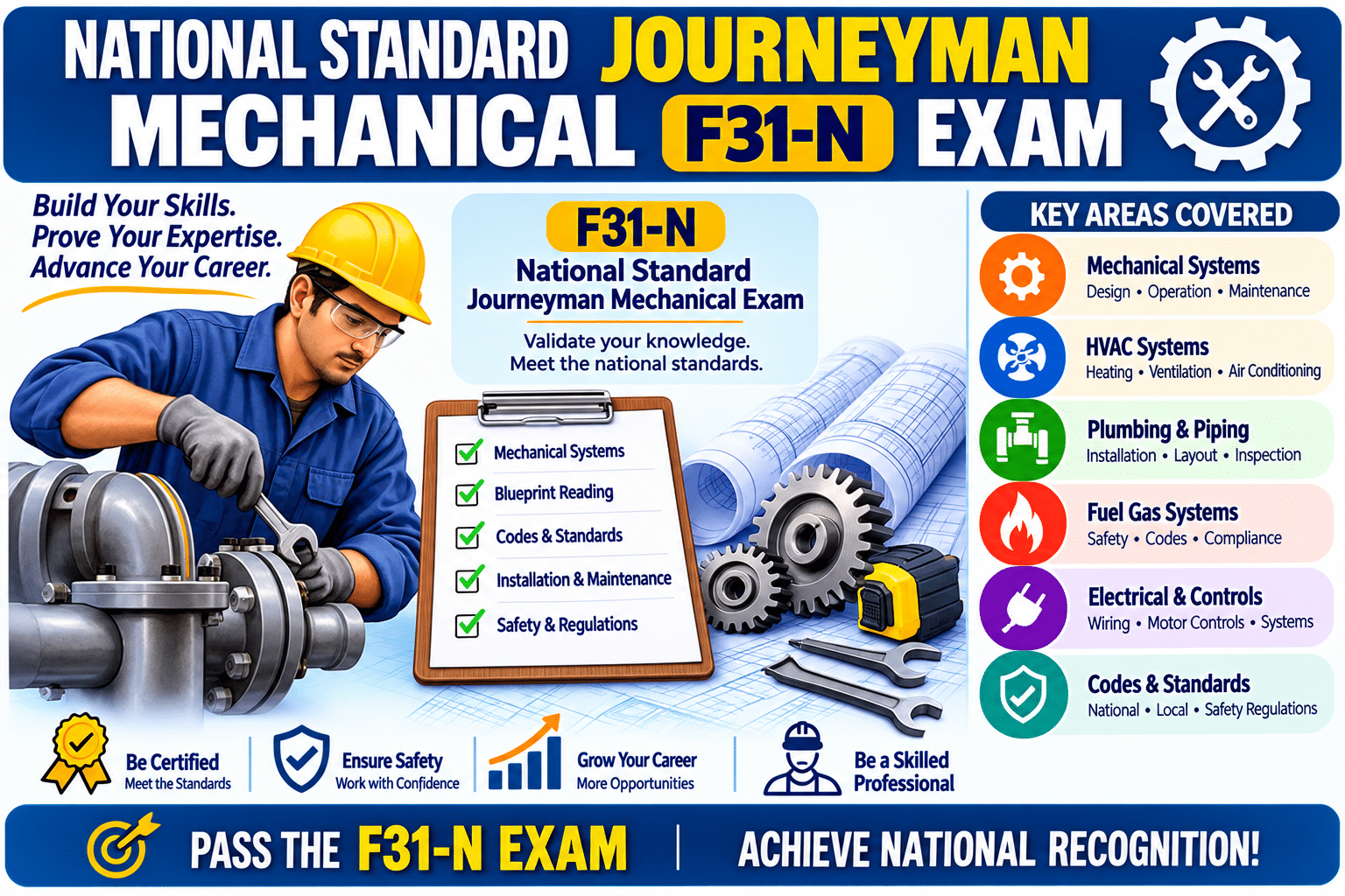 National Standard Journeyman Mechanical F31-N exam